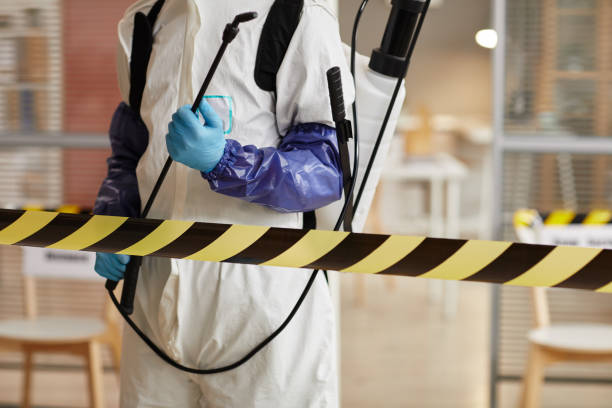 Professional Biohazard Cleanup technician working in Orrs Island, ME